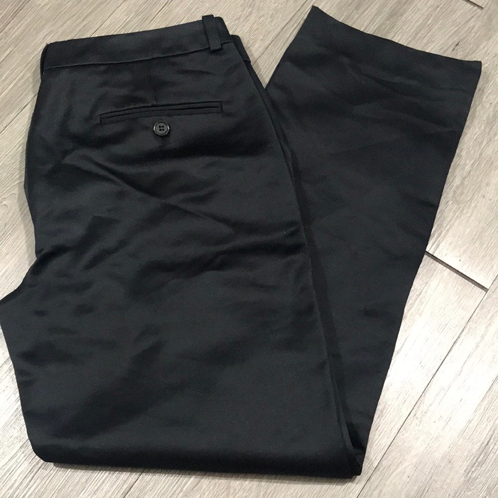 Michael Kors Made in Italy Black Dressy‎ Straight Leg Ankle Pants size 6